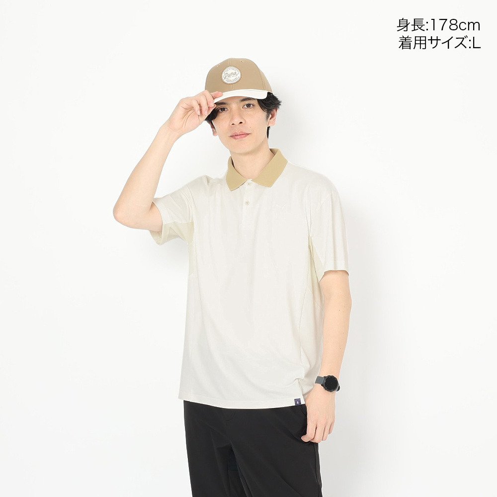 プーマ（PUMA）（メンズ）ゴルフウェア 吸汗速乾 接触冷感 バック
