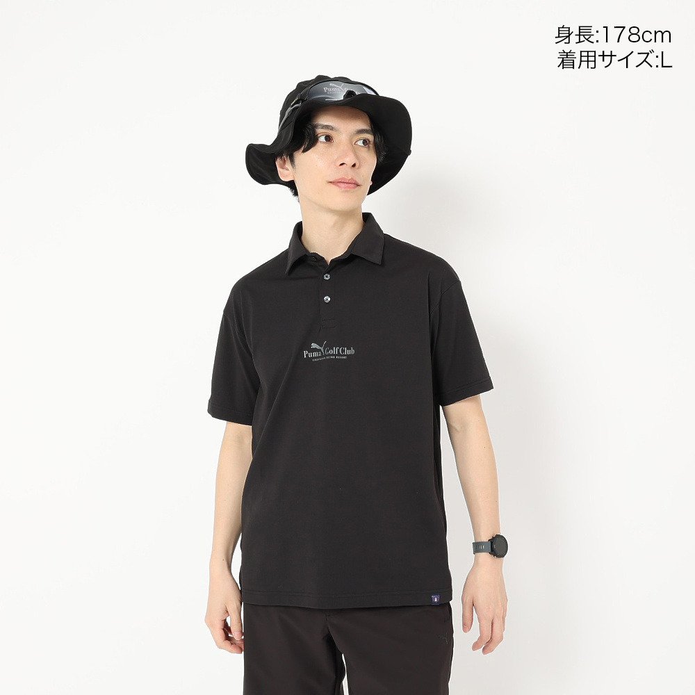 プーマ（PUMA）（メンズ）ゴルフウェア 吸汗速乾 ガゼット 半袖