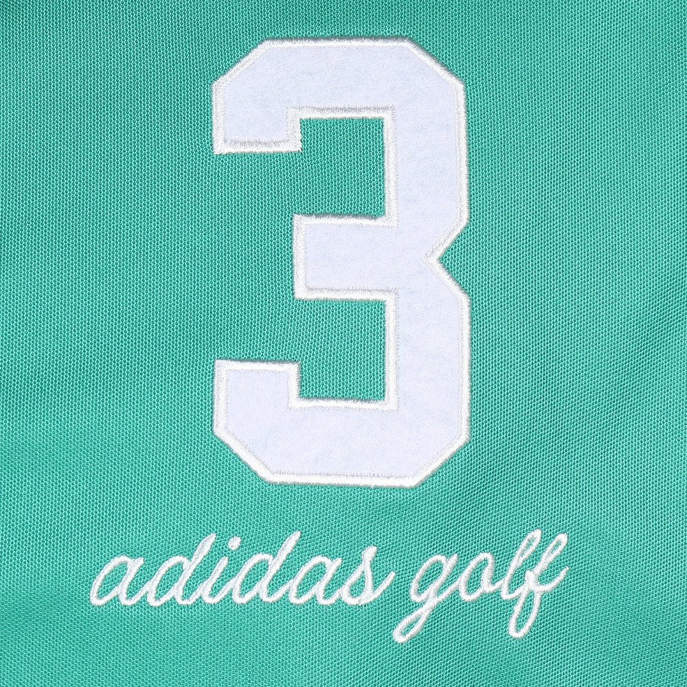 アディダス（adidas）（メンズ）ゴルフウェア 接触冷感 フロントストライプス 半袖シャツ OGH91-KM0862 GRN