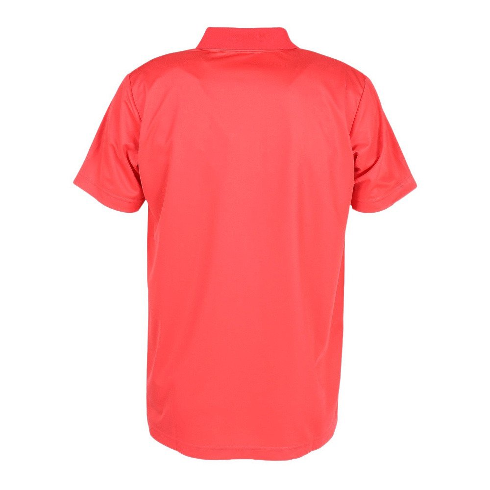 アディダス（adidas）（メンズ）ゴルフウェア 接触冷感 フロントストライプス 半袖シャツ OGH91-KM2217 RED