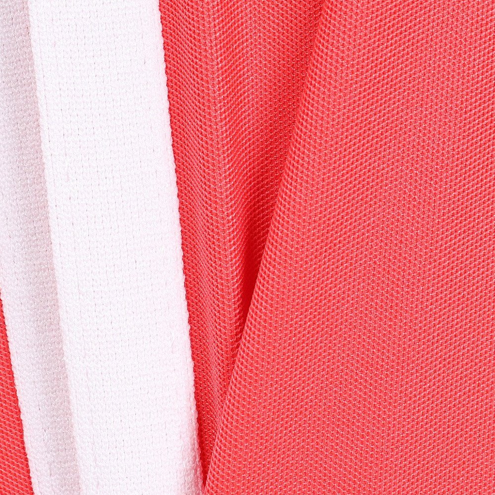 アディダス（adidas）（メンズ）ゴルフウェア 接触冷感 フロントストライプス 半袖シャツ OGH91-KM2217 RED