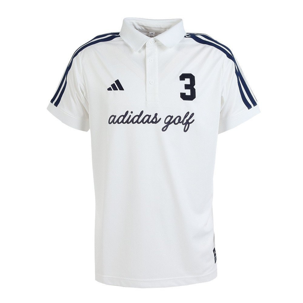 アディダス（adidas）（メンズ）ゴルフウェア 接触冷感 ワーディング 半袖シャツ OGH92-KM0866 W