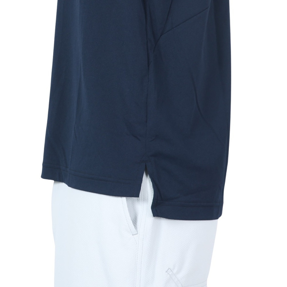 ルコックスポルティフ（lecoqsportif）（メンズ）ゴルフウェア 吸汗速乾 ストレッチフォーサー ハーフジップ半袖シャツ QGMXJA15 NV00