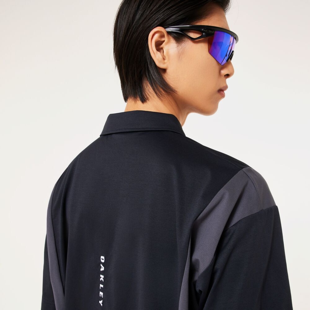 オークリー（OAKLEY）（メンズ）ゴルフウェア 吸汗速乾 O-SYNC PACK O-SHAPE 半袖シャツ FOA407605-02E
