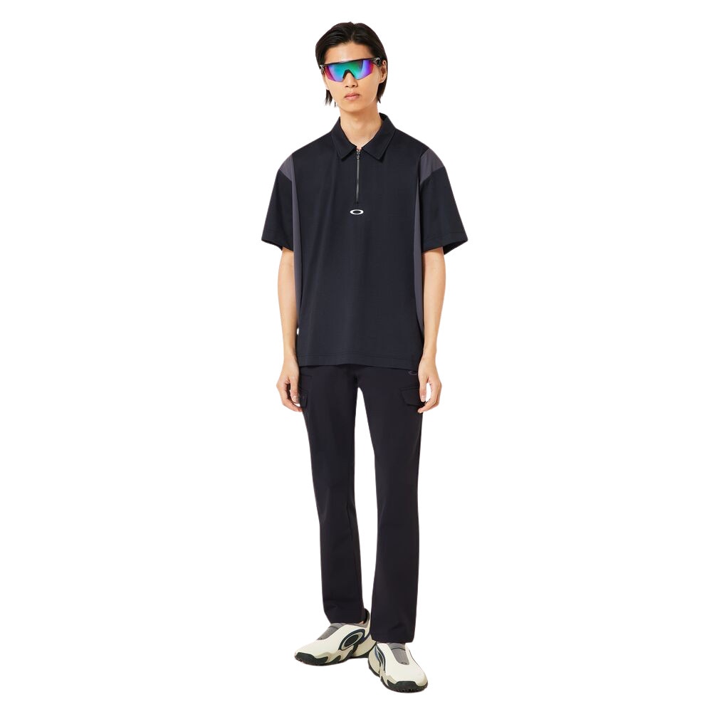 オークリー（OAKLEY）（メンズ）ゴルフウェア 吸汗速乾 O-SYNC PACK O-SHAPE 半袖シャツ FOA407605-02E