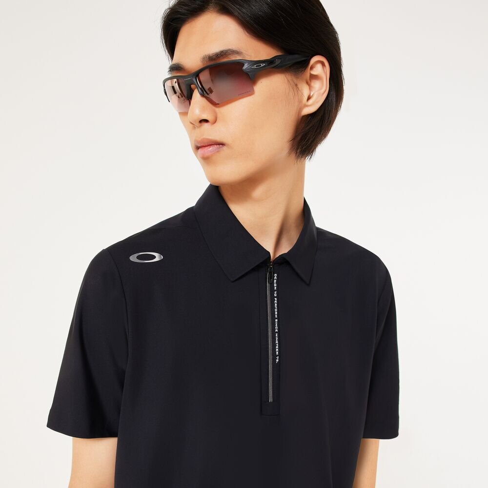 オークリー（OAKLEY）（メンズ）ゴルフウェア 吸汗速乾 接触冷感 SKULL SYNCHRONISM 半袖ポロシャツ FOA407670-02E