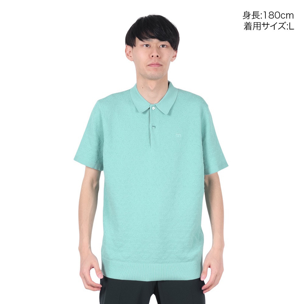 トラヴィスマシュー（Travis Mathew）（メンズ）ゴルフウェア 半袖 ニット ポロシャツ 7AI009-4BGR