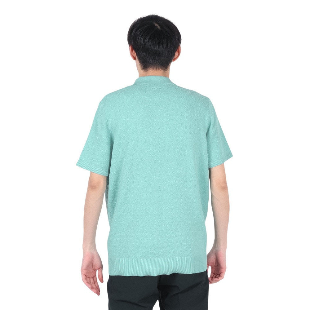 トラヴィスマシュー（Travis Mathew）（メンズ）ゴルフウェア 半袖 ニット ポロシャツ 7AI009-4BGR