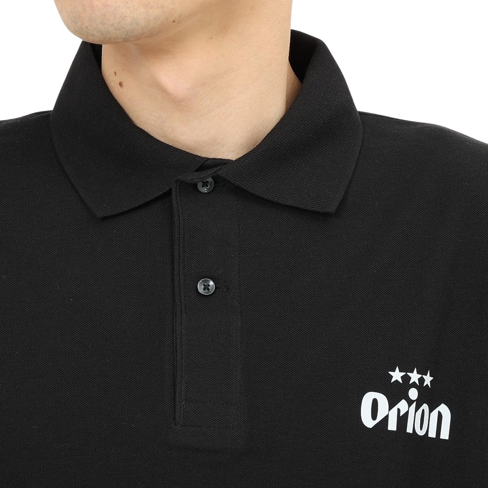 United Athle（United Athle）（メンズ）ゴルフウェア オリオンポロシャツ ドラフトロゴ ORIP001-BLK