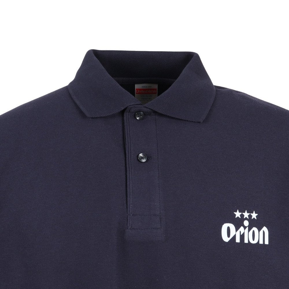 United Athle（United Athle）（メンズ）ゴルフウェア オリオンポロシャツ ドラフトロゴ ORIP001-NVY