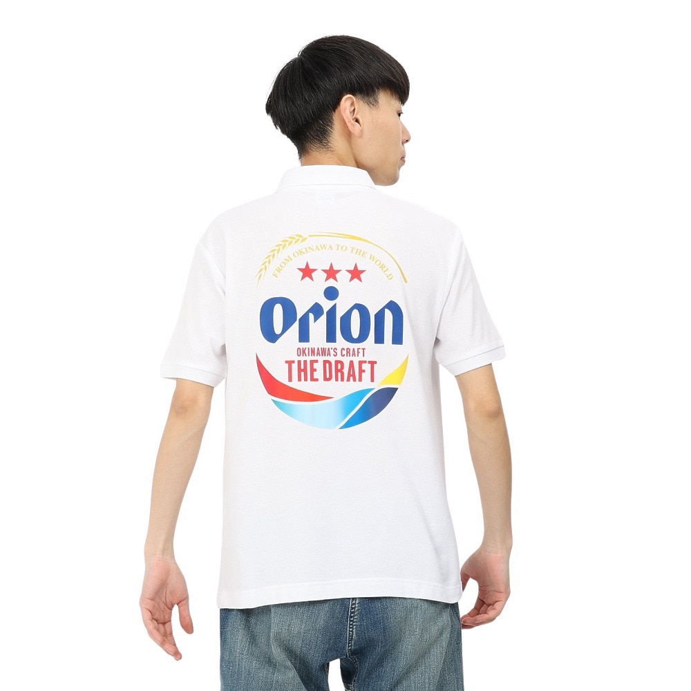 United Athle（United Athle）（メンズ）ゴルフウェア オリオンポロシャツ ドラフトロゴ ORIP001-WHT