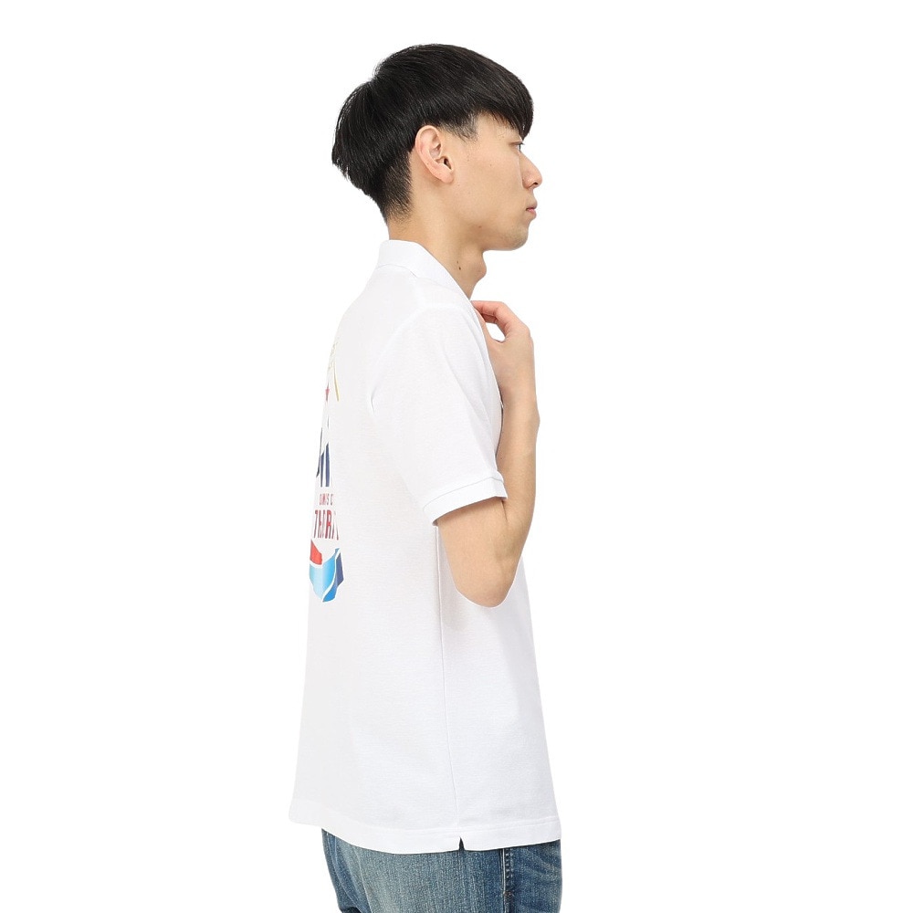 United Athle（United Athle）（メンズ）ゴルフウェア オリオンポロシャツ ドラフトロゴ ORIP001-WHT