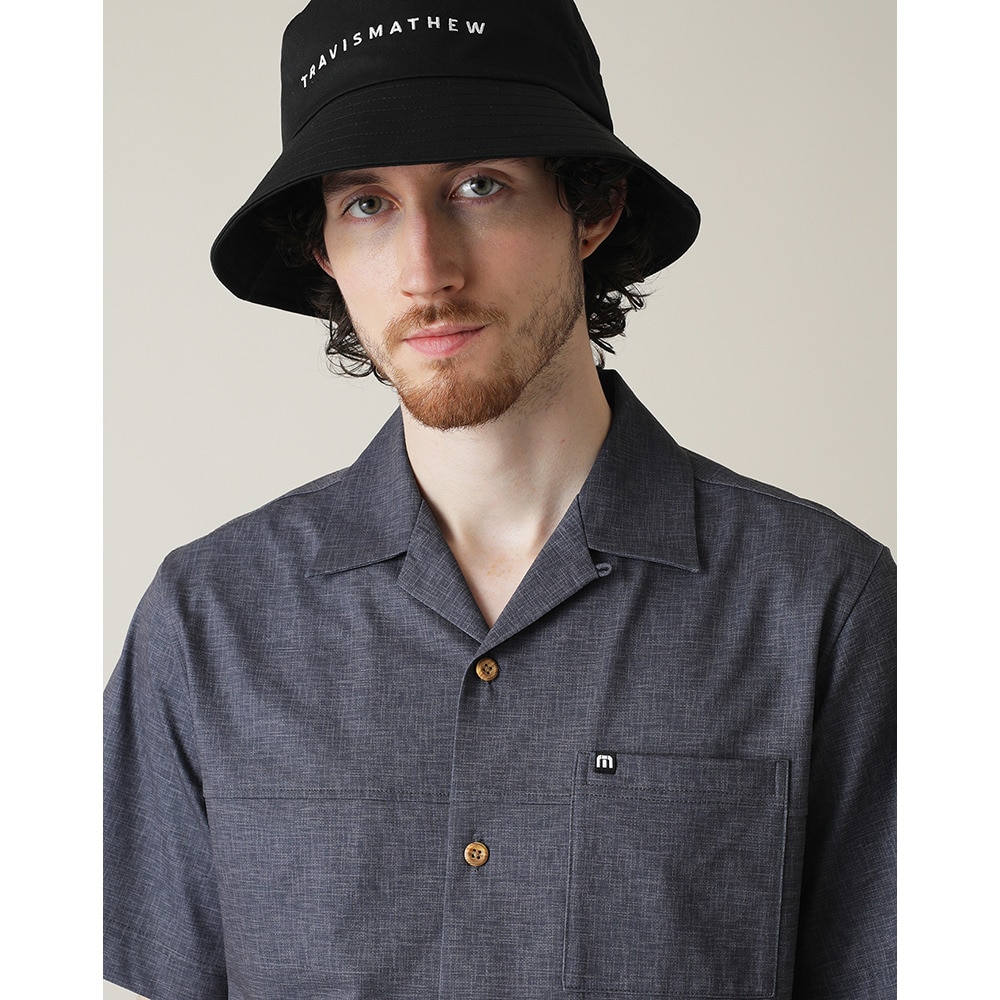 トラヴィスマシュー（Travis Mathew）（メンズ）ゴルフウェア 吸湿速乾 半袖 オープンシャツ 7AL030-0GPN