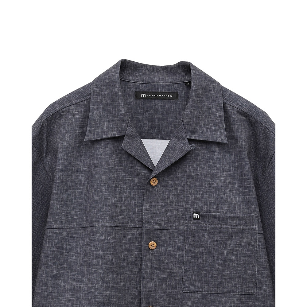 トラヴィスマシュー（Travis Mathew）（メンズ）ゴルフウェア 吸湿速乾 半袖 オープンシャツ 7AL030-0GPN
