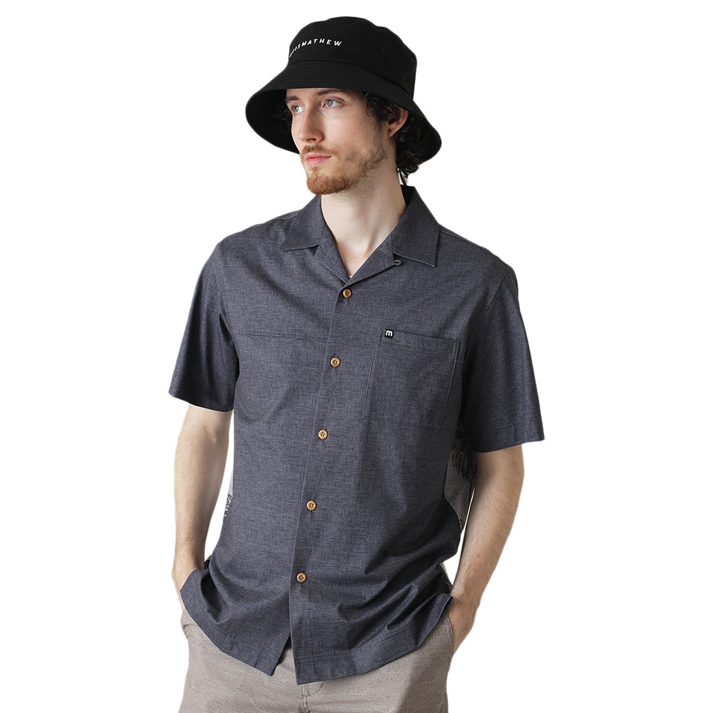 トラヴィスマシュー（Travis Mathew）（メンズ）ゴルフウェア 吸湿速乾 半袖 オープンシャツ 7AL030-0GPN