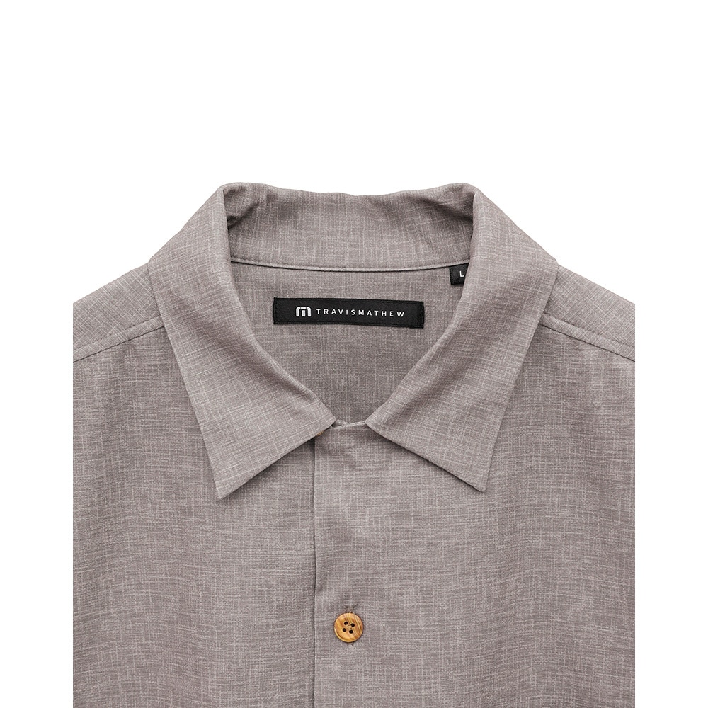トラヴィスマシュー（Travis Mathew）（メンズ）ゴルフウェア 吸湿速乾 半袖 オープンシャツ 7AL030-2PRT