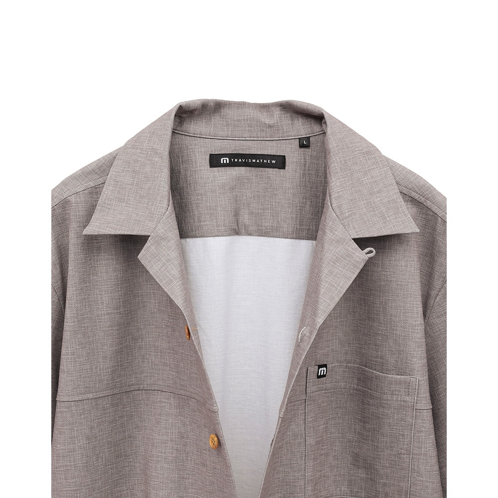 トラヴィスマシュー（Travis Mathew）（メンズ）ゴルフウェア 吸湿速乾 半袖 オープンシャツ 7AL030-2PRT