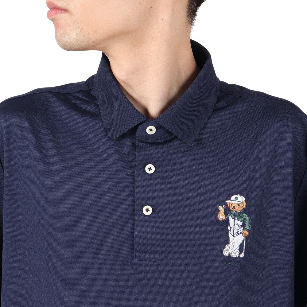 ラルフ ローレン（RALPH LAUREN）（メンズ）ゴルフウェア テーラードフィット ベア パフォーマンス ポロシャツ MNXGKNI1N820662410