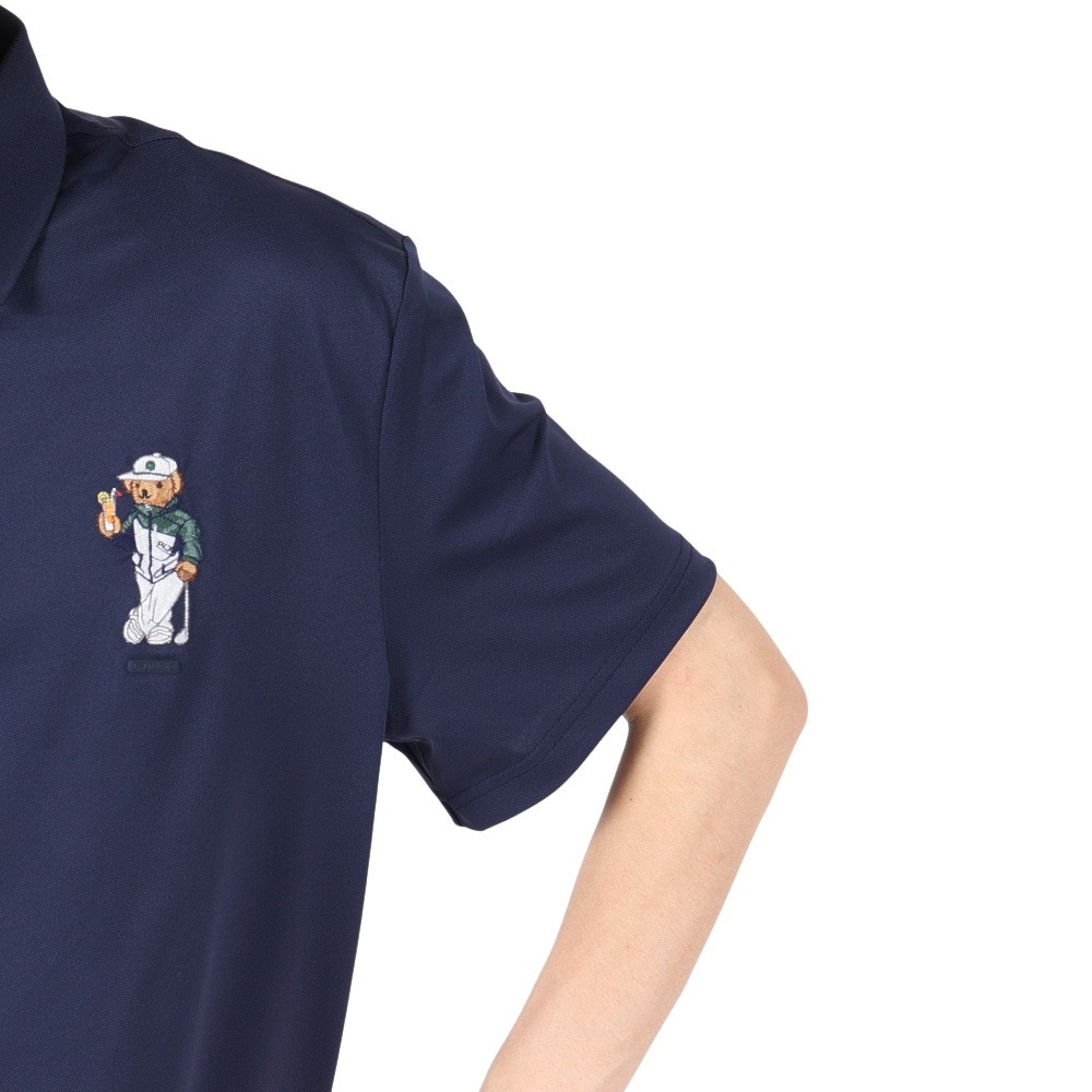 ラルフ ローレン（RALPH LAUREN）（メンズ）ゴルフウェア テーラードフィット ベア パフォーマンス ポロシャツ MNXGKNI1N820662410