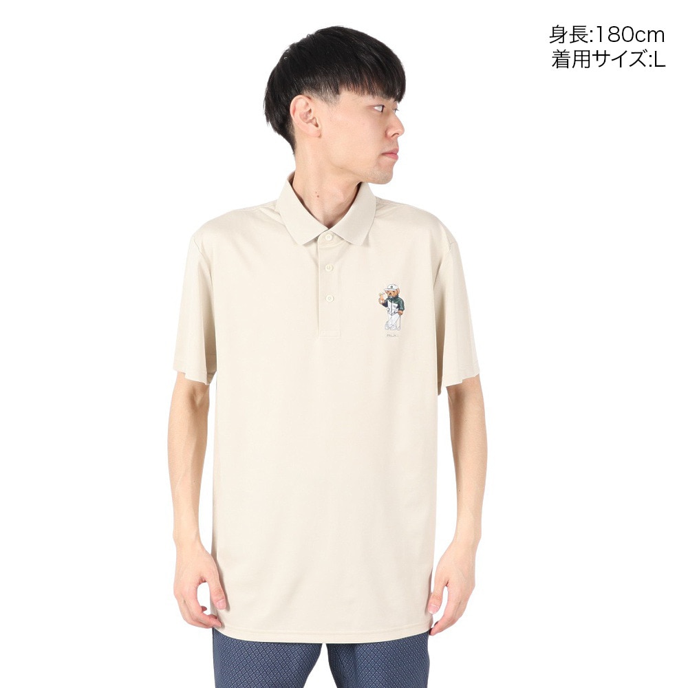 ラルフ ローレン（RALPH LAUREN）（メンズ）ゴルフウェア テーラードフィット ベア パフォーマンス ポロシャツ MNXGKNI1N820717101