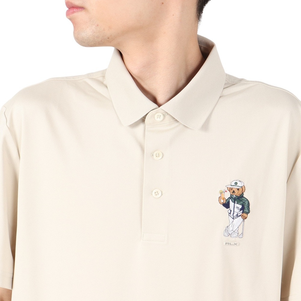 ラルフ ローレン（RALPH LAUREN）（メンズ）ゴルフウェア テーラードフィット ベア パフォーマンス ポロシャツ MNXGKNI1N820717101