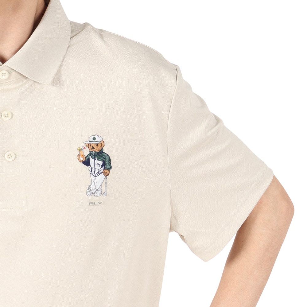 ラルフ ローレン（RALPH LAUREN）（メンズ）ゴルフウェア テーラードフィット ベア パフォーマンス ポロシャツ MNXGKNI1N820717101