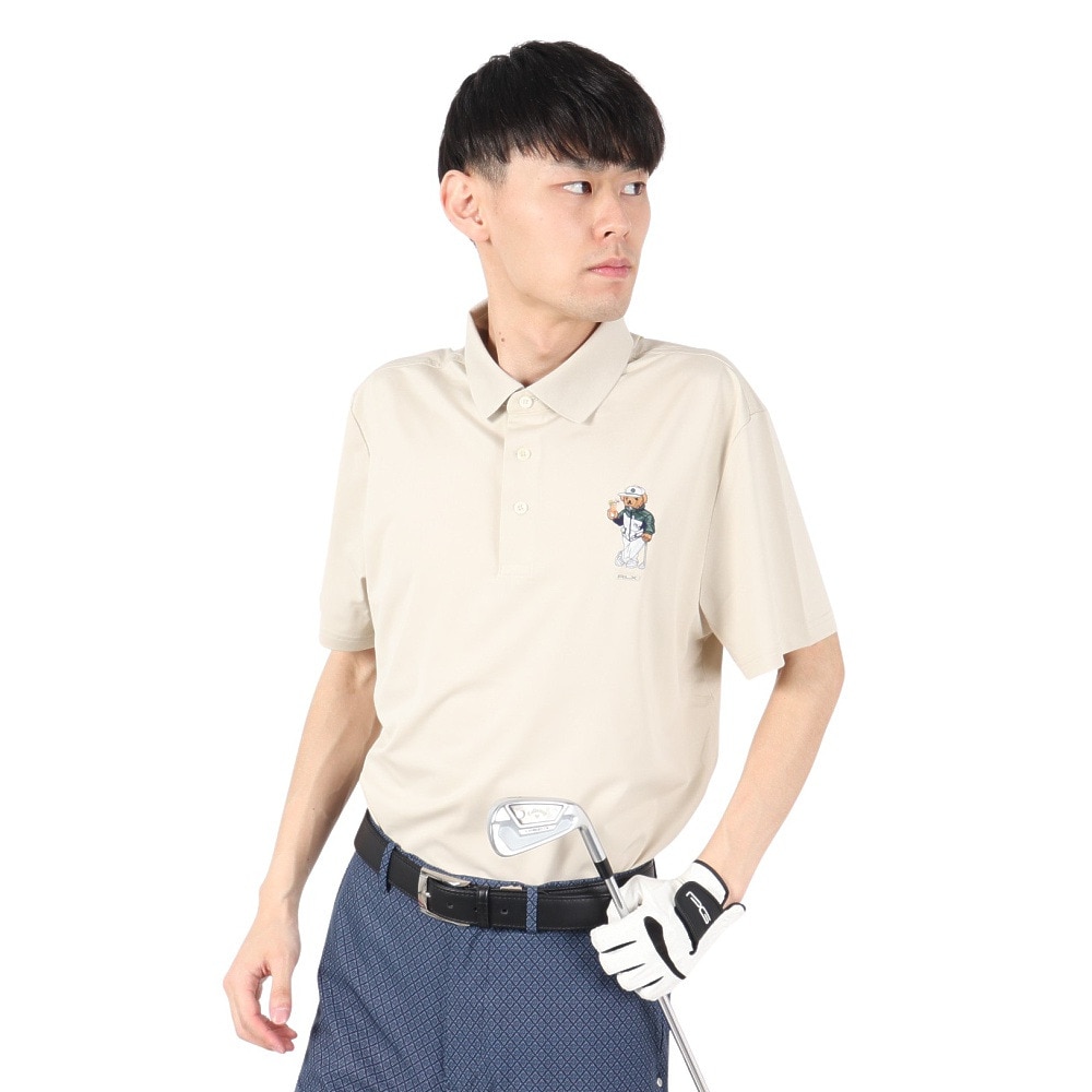 ラルフ ローレン（RALPH LAUREN）（メンズ）ゴルフウェア テーラードフィット ベア パフォーマンス ポロシャツ MNXGKNI1N820717101