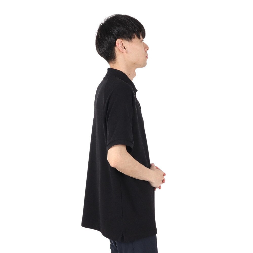 マンシングウエア（MUNSING WEAR）（メンズ）ゴルフウェア ペンギン バイ マンシングウェア 60S ラグランスリーブポロシャツ MU5SHS01M BK00
