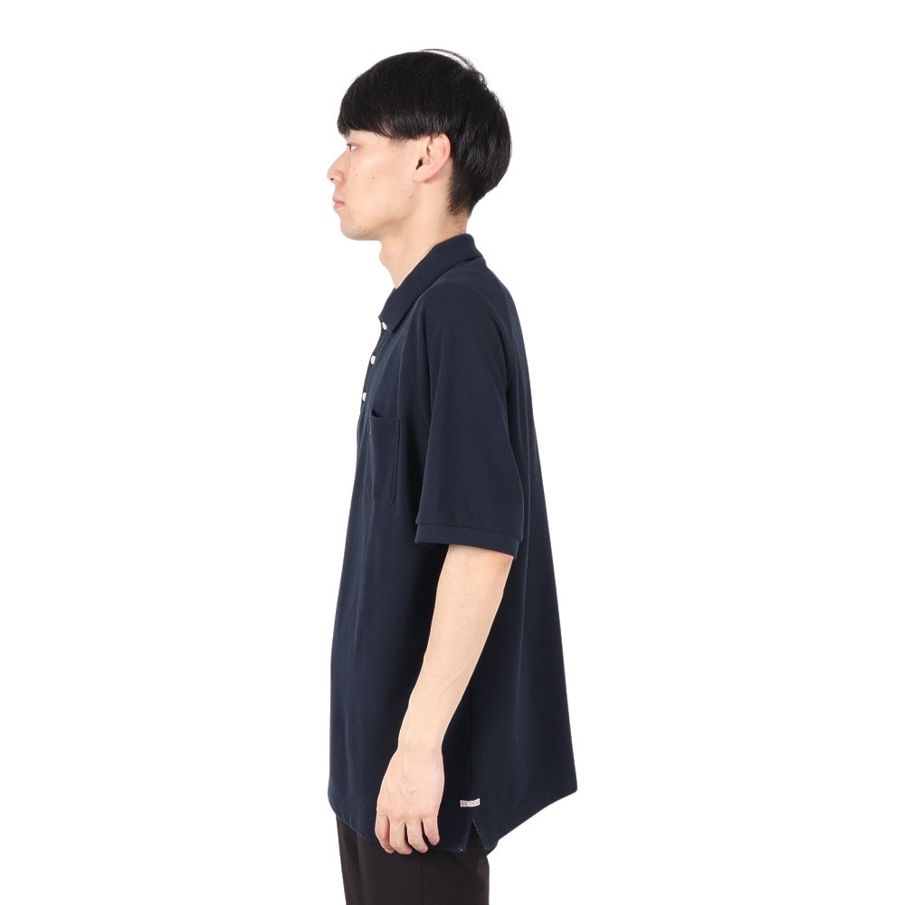 マンシングウエア（MUNSING WEAR）（メンズ）ゴルフウェア ペンギン バイ マンシングウェア 60S ラグランスリーブ 半袖ポロシャツ MU5SHS01M NV00