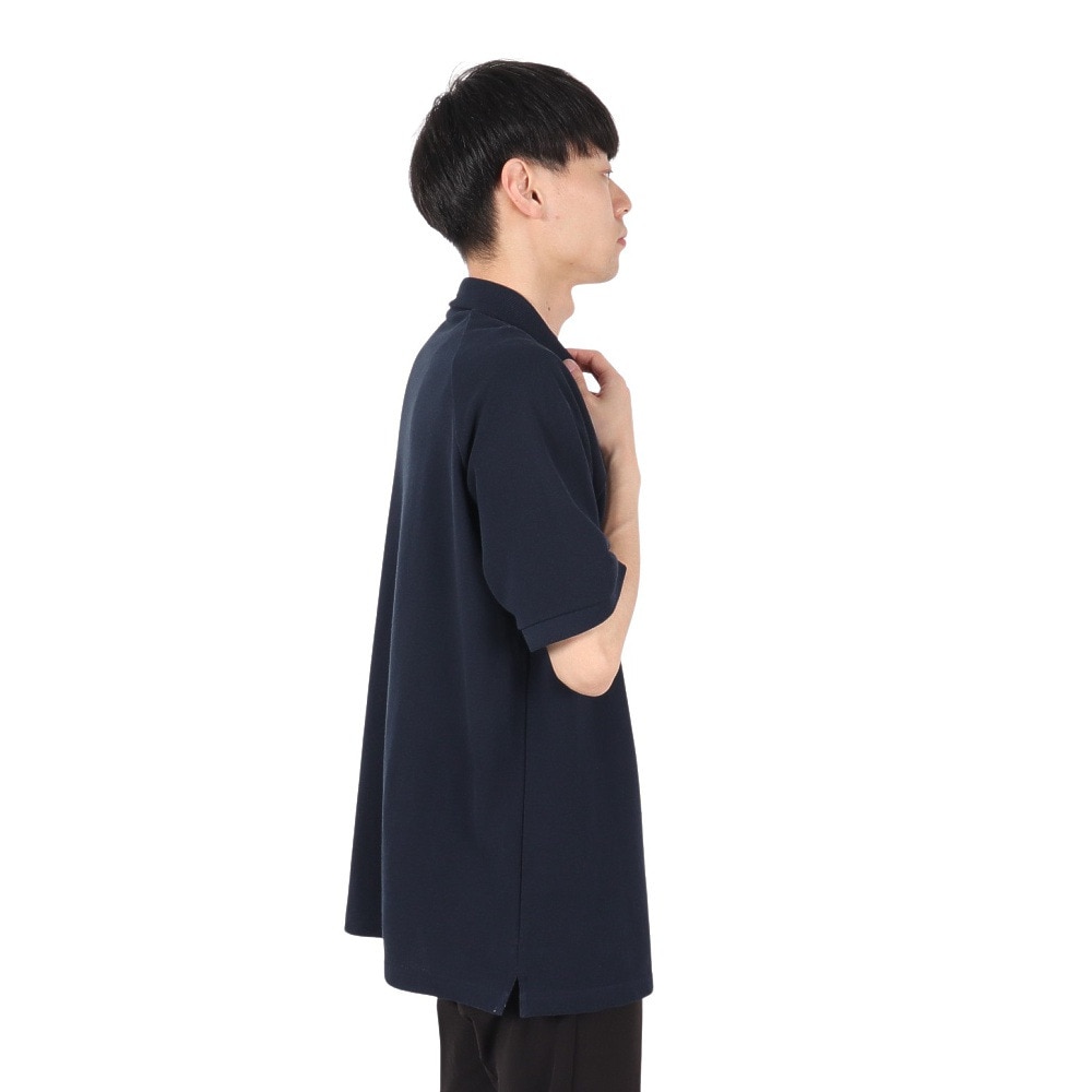 マンシングウエア（MUNSING WEAR）（メンズ）ゴルフウェア ペンギン バイ マンシングウェア 60S ラグランスリーブ 半袖ポロシャツ MU5SHS01M NV00