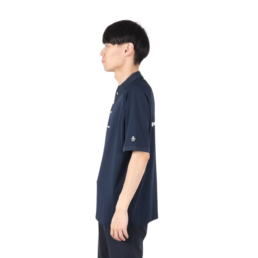 マンシングウエア（MUNSING WEAR）（メンズ）ゴルフウェア ペンギン バイ マンシングウェア 60S ラグランスリーブ グラフィックポロシャツ MU5SHS10M NV00