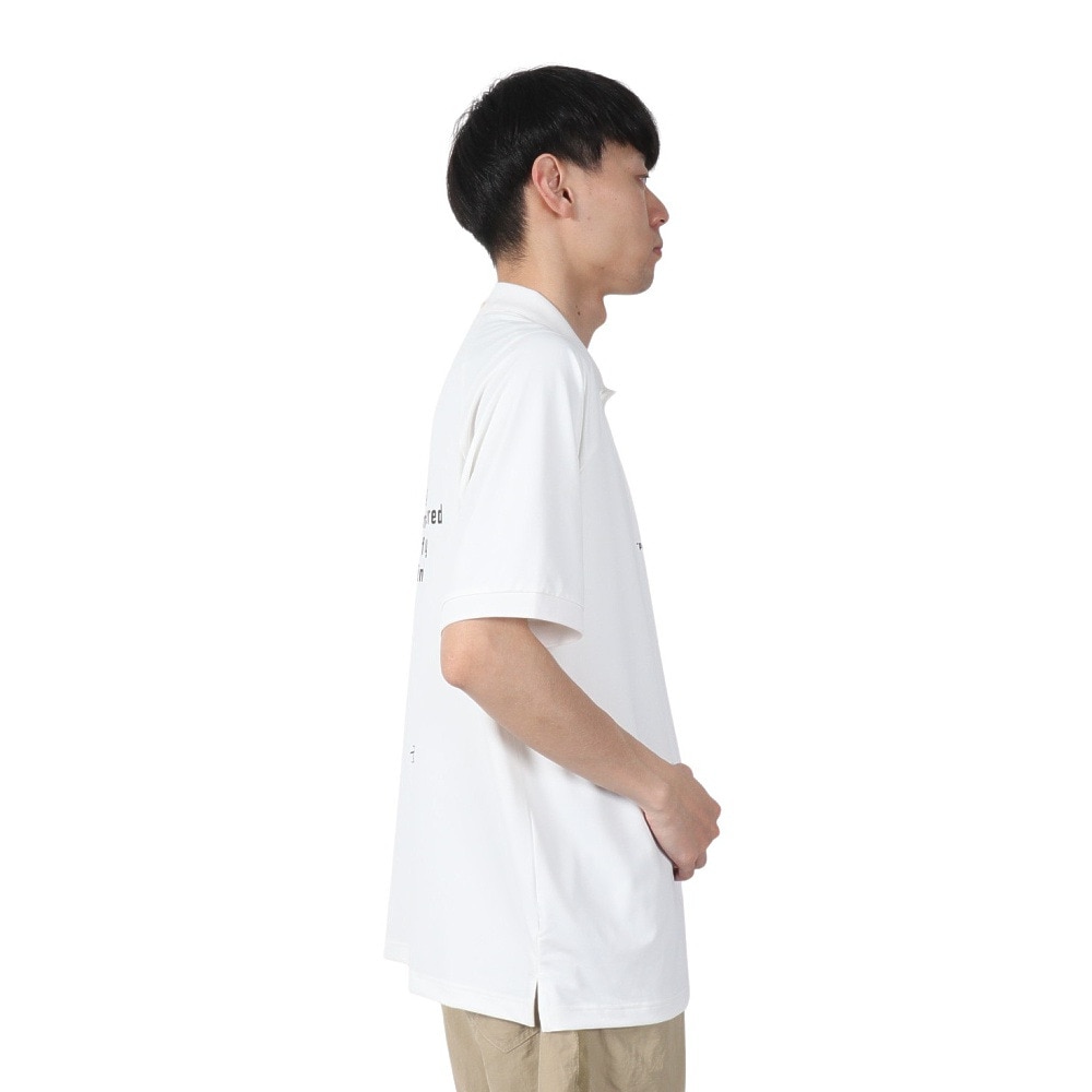 マンシングウエア（MUNSING WEAR）（メンズ）ゴルフウェア PEN ラグランスリーブ グラフィック ポロシャツ MU5SHS10M WH00