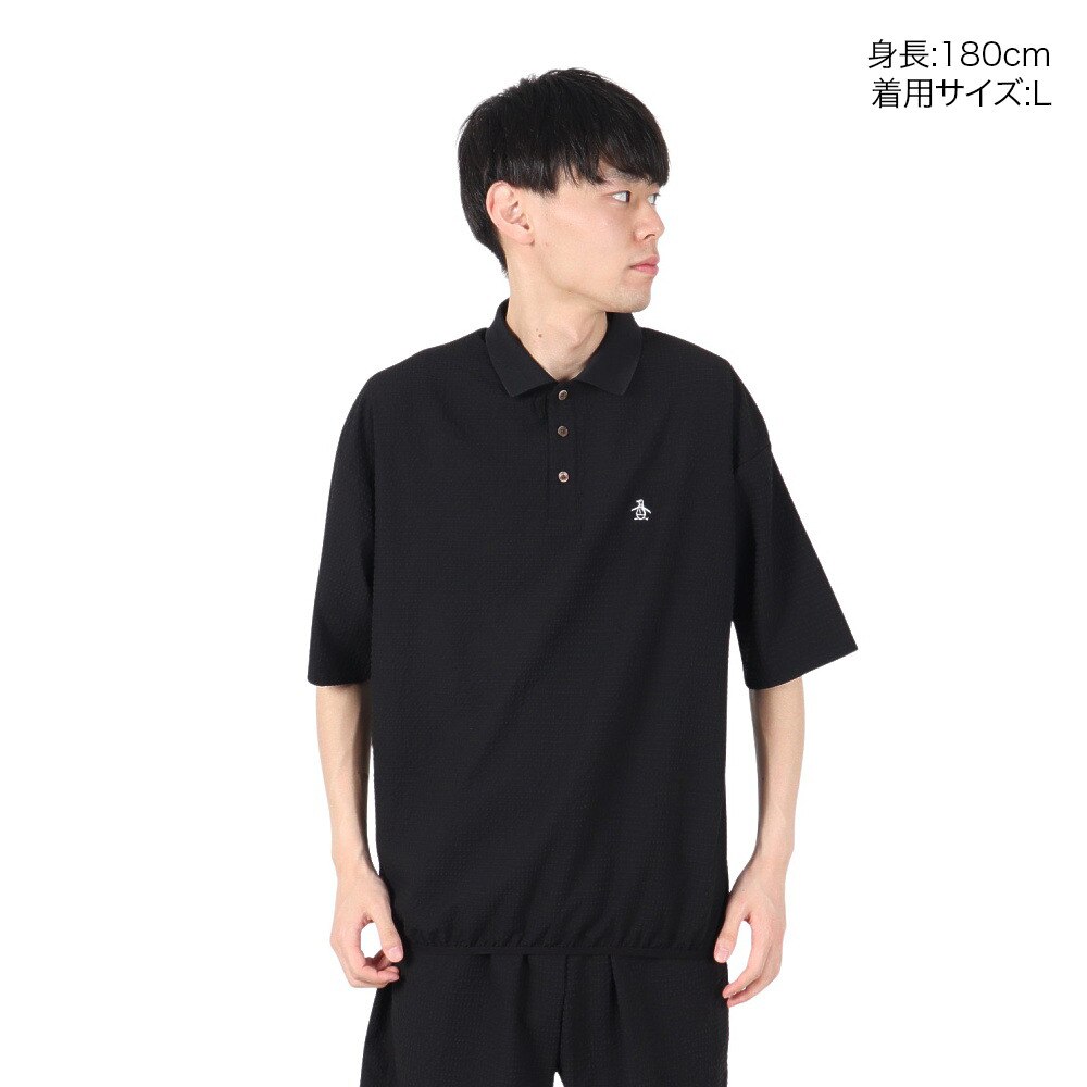 マンシングウエア（MUNSING WEAR）（メンズ）ゴルフウェア PEN UTILIT 3ピース セットアップ MU5SJK02M BK00