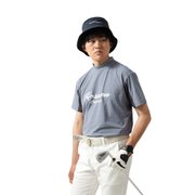 (メンズ)ゴルフウェア 半袖モックネックシャツ 044-25546-26SS