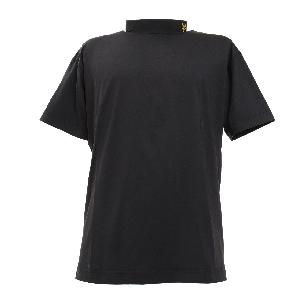 ライル＆スコット ゴルフウェア ハイネック半袖シャツ LSM-0A-AA06-BLACK Ｍ 90 ウェア画像