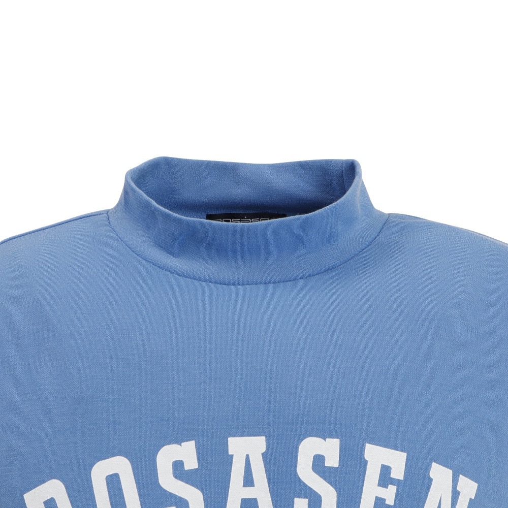 ROSASEN（メンズ）ゴルフウェア  吸汗速乾 ひんやり冷感 シェルテックリプリーブ モックネック 半袖シャツ 044-26242-093