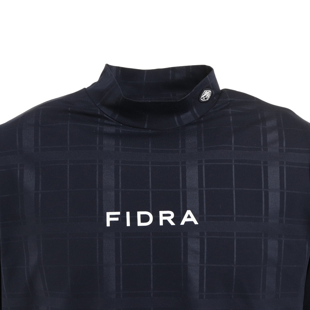 フィドラ（FIDRA）（メンズ）ゴルフウェア 半袖 接触冷感 ストレッチ ショートスリーブモックネック FD5MTG20 NVY