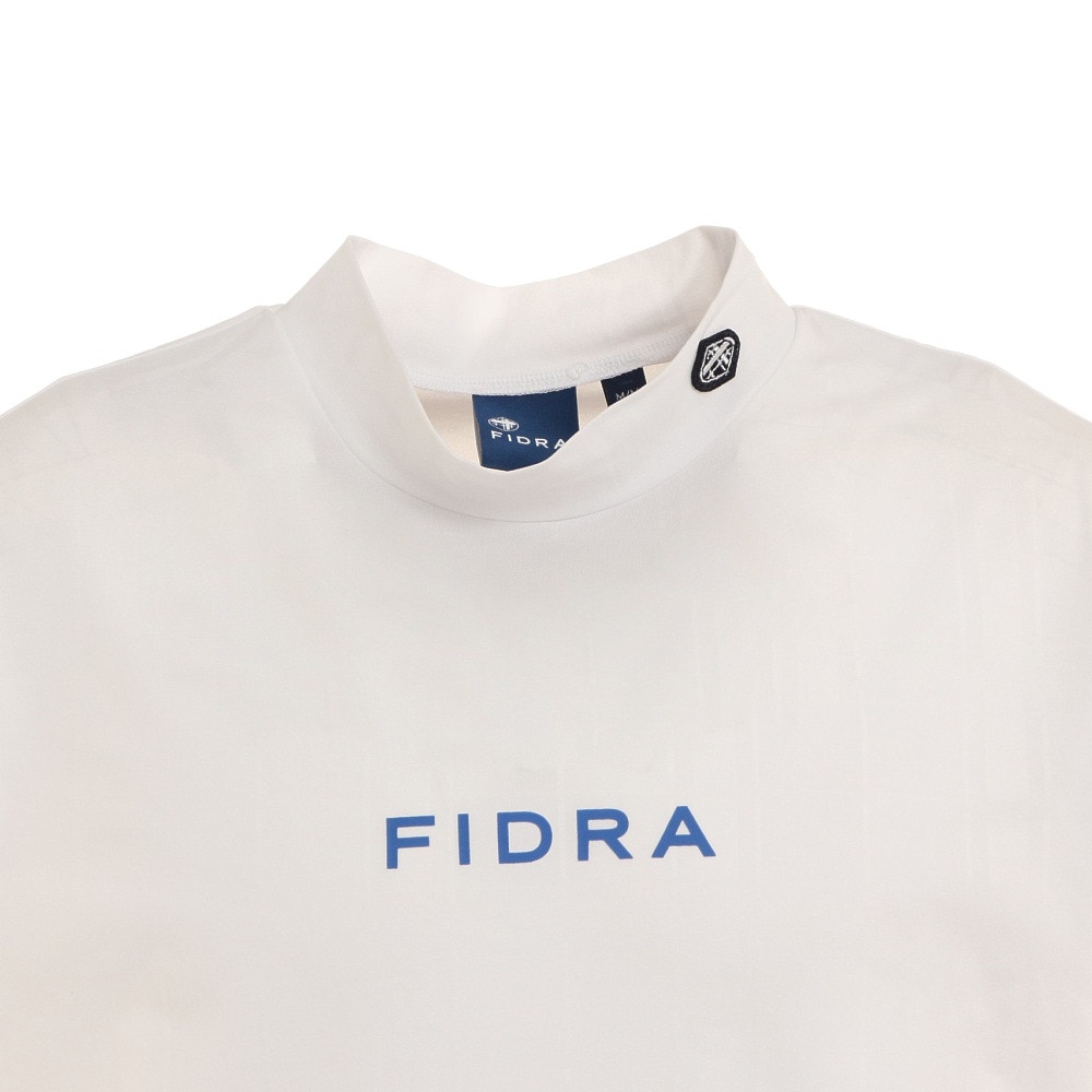 フィドラ（FIDRA）（メンズ）ゴルフウェア 半袖 接触冷感 ストレッチ ショートスリーブモックネック FD5MTG20 WHT