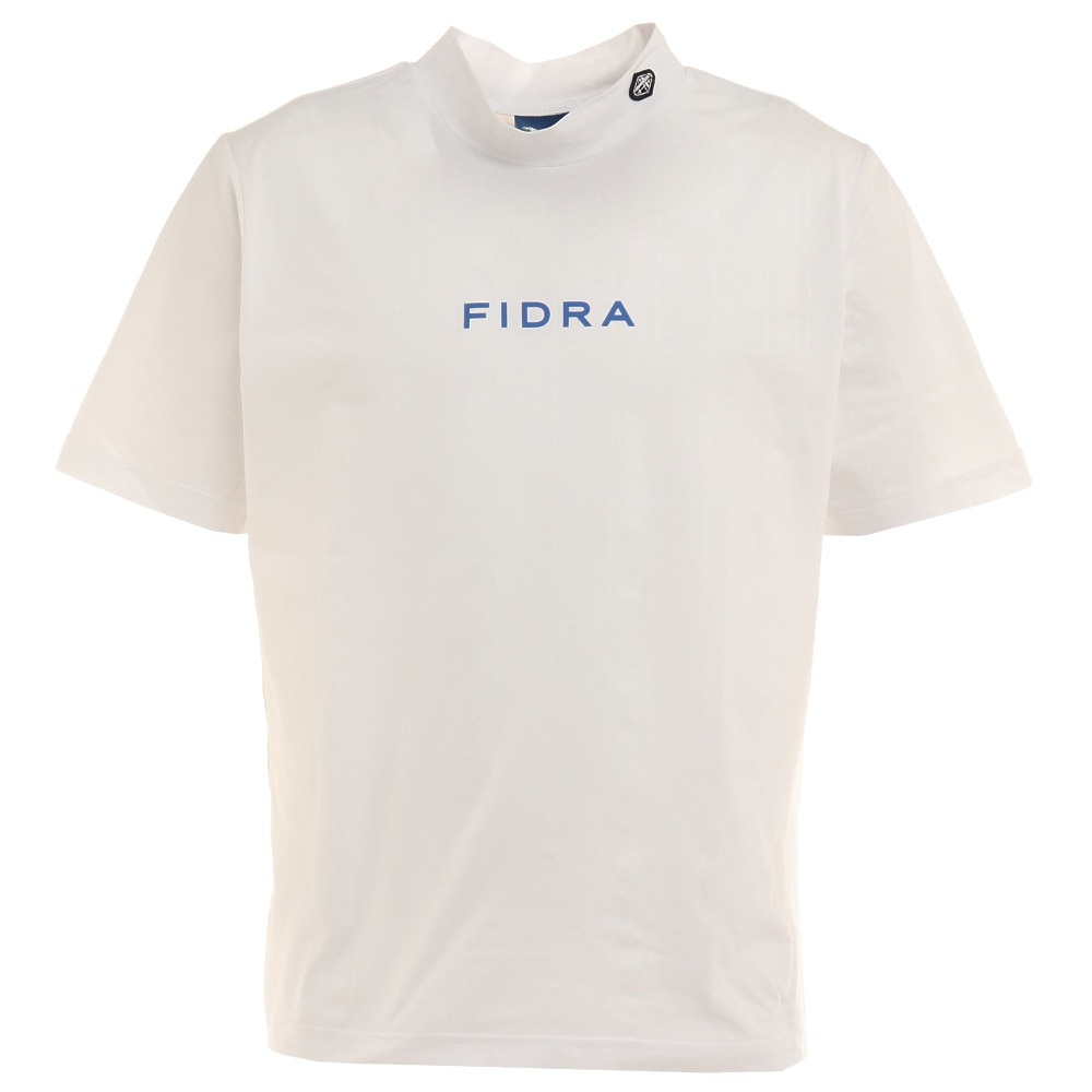 フィドラ（FIDRA）（メンズ）ゴルフウェア 半袖 接触冷感 ストレッチ ショートスリーブモックネック FD5MTG20 WHT