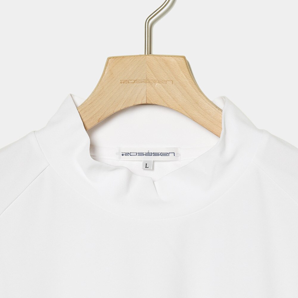 一流の品質 ROSASEN （レディース） 048-26443-004 半袖モックネックシャツ A-Line ゴルフウェア シャツ サイズ:Ｌ -  prodeni.com.mx