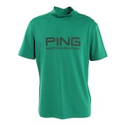 ピン（PING）（メンズ）ゴルフウェア 吸汗速乾 UVカット ひんやり UV 冷感 吸水速乾 ハイネック 半袖Tシャツ 621-2168404-130