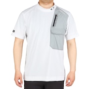 オークリー（OAKLEY）（メンズ）ゴルフウェア 吸汗速乾 ひんやり MIL モックネック半袖Tシャツ FOA404044-100