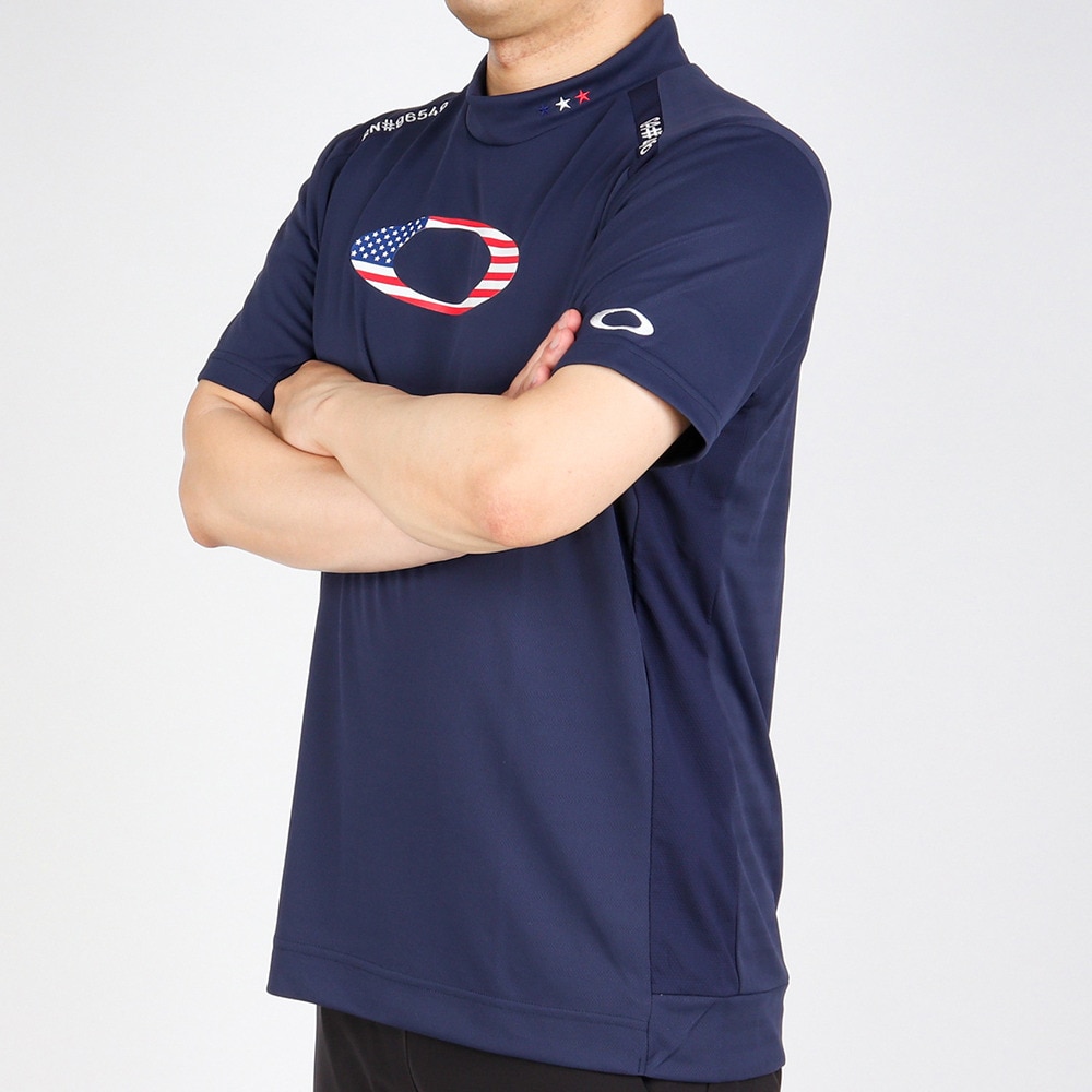 オークリー｜ゴルフウェア 吸汗速乾 UVカット ひんやり US モックネック半袖Tシャツ FOA404045-67Z - ゴルフ用品はヴィクトリアゴルフ