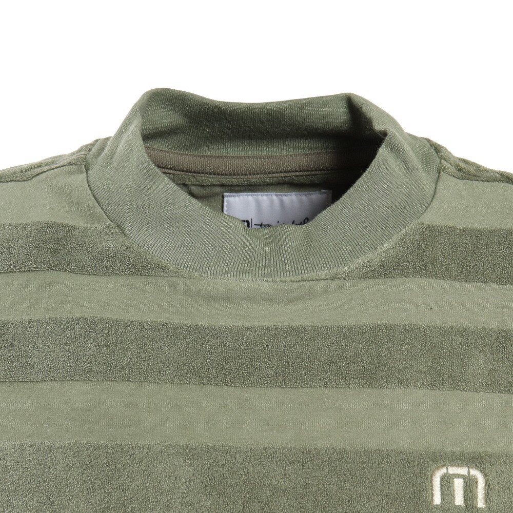 トラヴィスマシュー（Travis Mathew）（メンズ）ゴルフウェア ワンポイント パイル モックネック半袖Tシャツ 7AF031