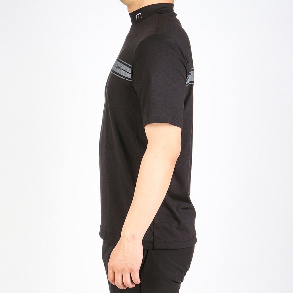トラヴィスマシュー（Travis Mathew）（メンズ）ゴルフウェア ラインモックネック 7AF052 0BLK★★★