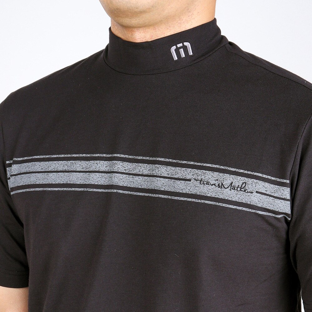 トラヴィスマシュー（Travis Mathew）（メンズ）ゴルフウェア ラインモックネック 7AF052 0BLK★★★