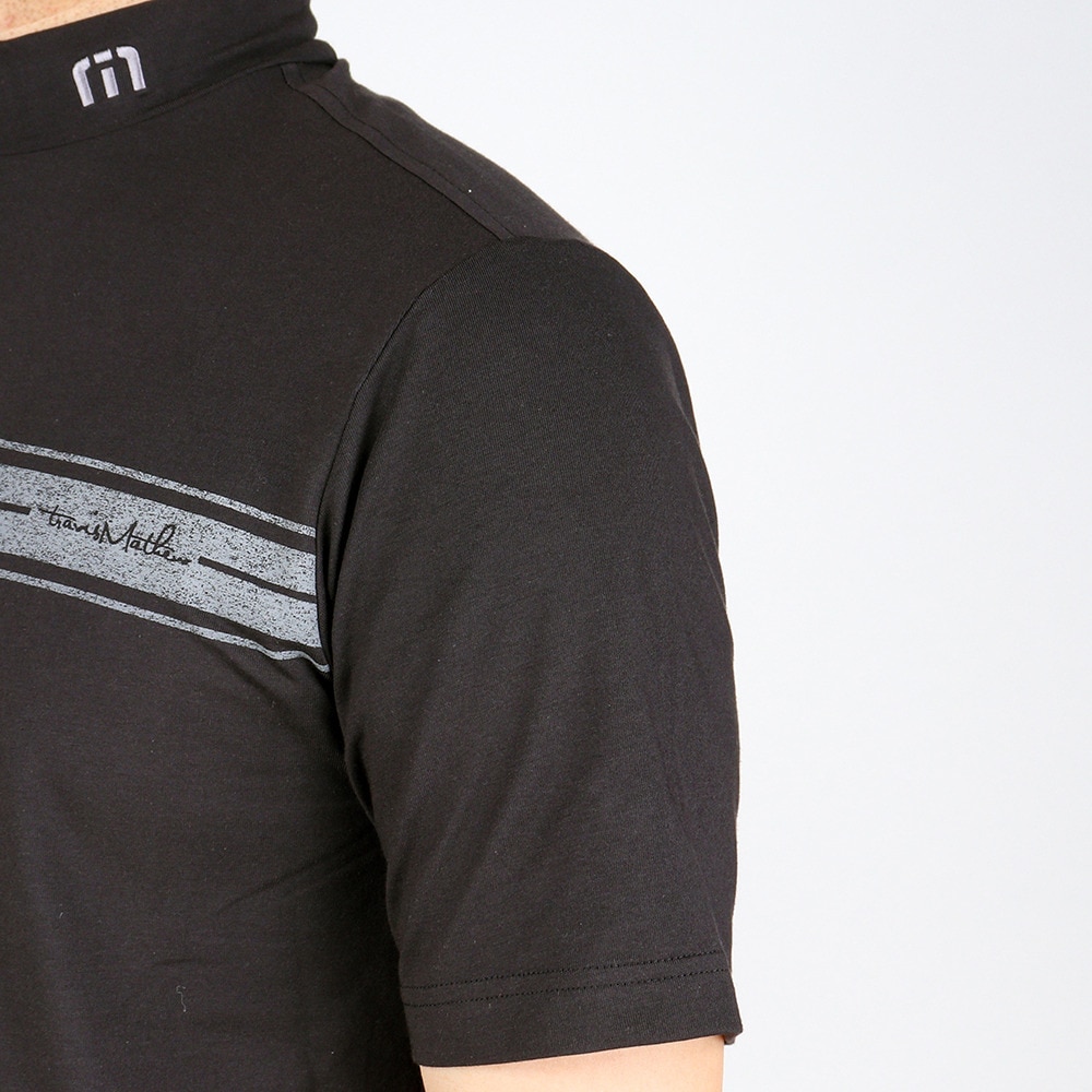 トラヴィスマシュー（Travis Mathew）（メンズ）ゴルフウェア ラインモックネック 7AF052 0BLK★★★