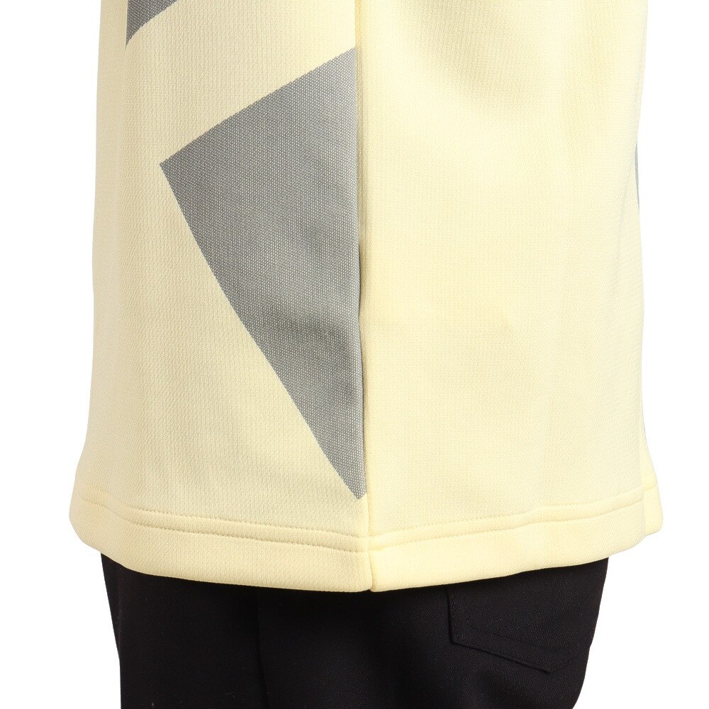 アディダス（adidas）（メンズ）ゴルフウェア 吸湿性 ビッグアディダスロゴ 半袖モックネックシャツ MBI50-HR6852Y