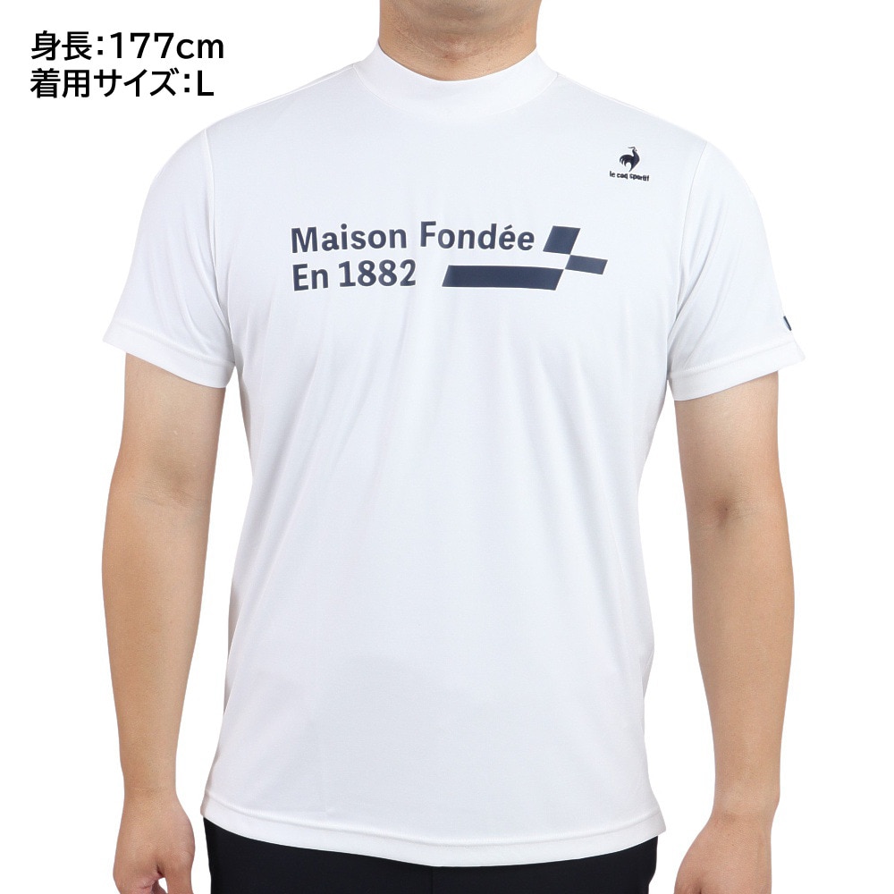 ルコックスポルティフ (M) スポーツTシャツ ウェア ゴルフ クラブプリント