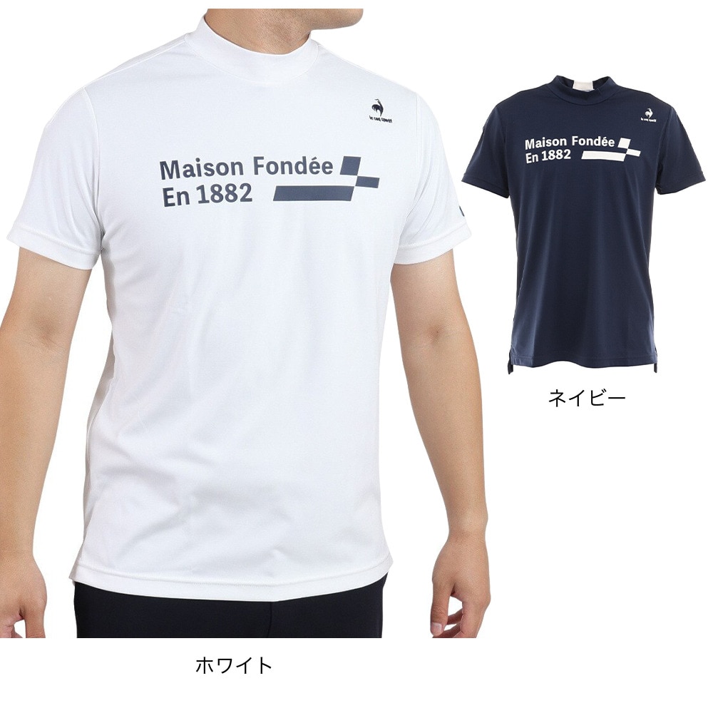 22,990円ルコックゴルフMセットアップ白シャツ紺色スカート